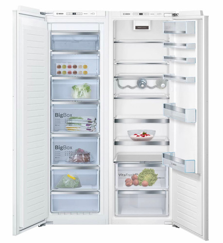 یخچال فریزر دوقلو توکار بوش KIR81AFE0-GIN81ACF0