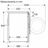 ماشین لباسشویی بوش مدل Bosch WGA252XO