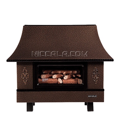 بخاری گازی شومینه ای نیک کالا 24000 مدل آذر MC24