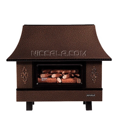 بخاری گازی شومینه ای نیک کالا 24000 مدل آذر MC24