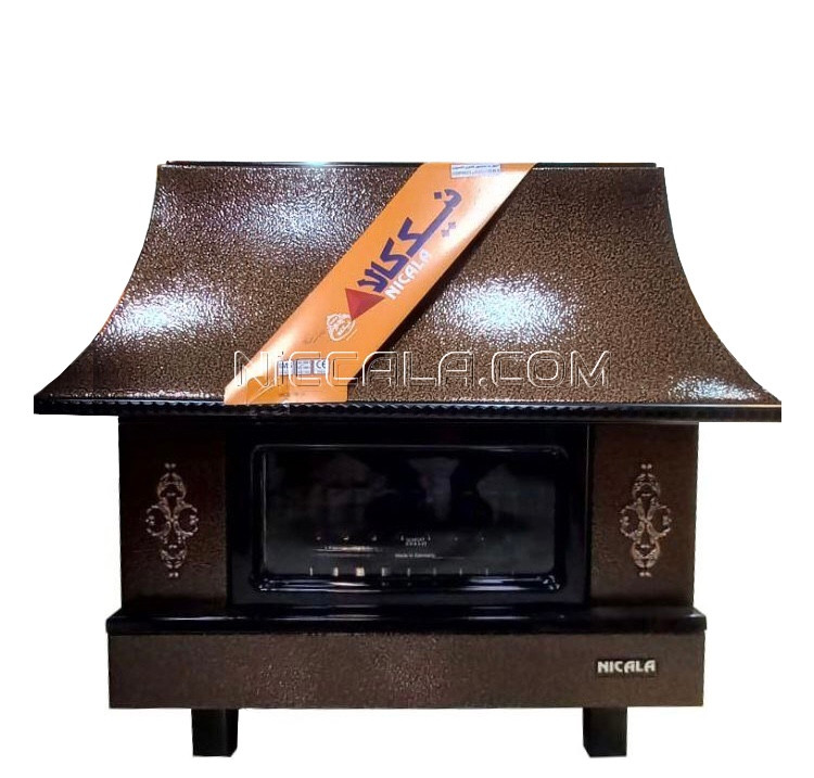 بخاری گازی شومینه ای نیک کالا 24000 مدل آذر MC24