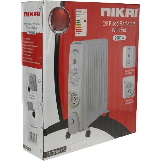 شوفاژ برقی 13 پره نیکایی مدل Nikai NOH844AB