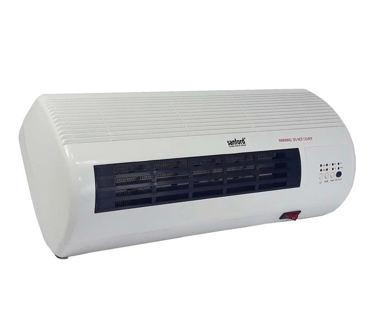 فن هیتر دیواری سانفورد مدل SF1228WH دارای تایمر، قفل کودک، به همراه ریموت کنترل