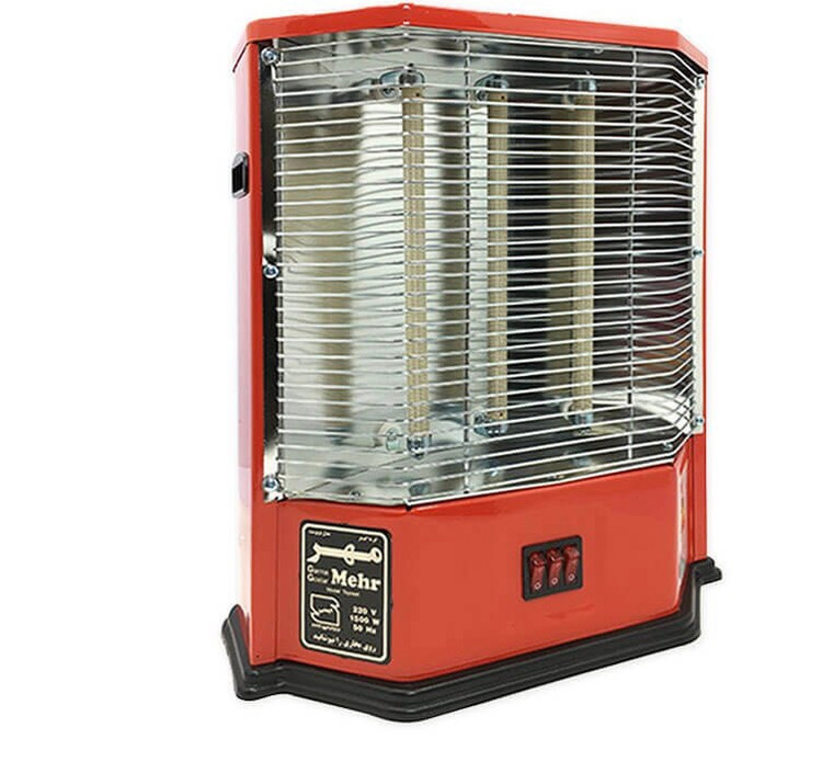 بخاری برقی گرما گستر مهر مدل تویست _ بدون فن