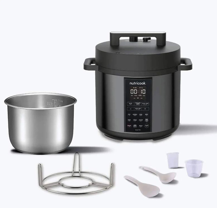 مولتی کوکر نوتریکوک مدل SP204K ظرفیت ۶ لیتر استیل ضد زنگ چند کاره