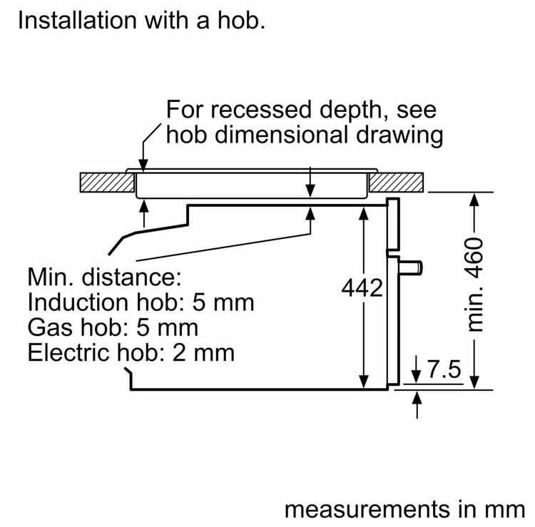 فر مایکروویو کامپکت توکار بوش مدل BOSCH CMG7241B1