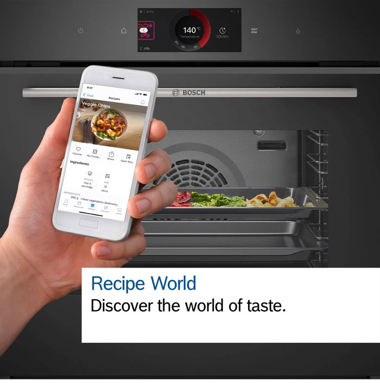 فر مایکروویو کامپکت توکار بوش مدل BOSCH CMG7361B1