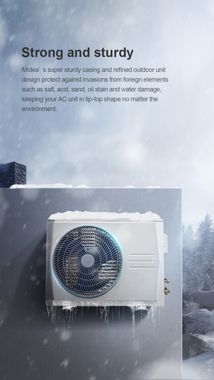 اسپلیت 12هزار اینورتر مدیا MSAG-12HRFN1 (سرد و گرم)