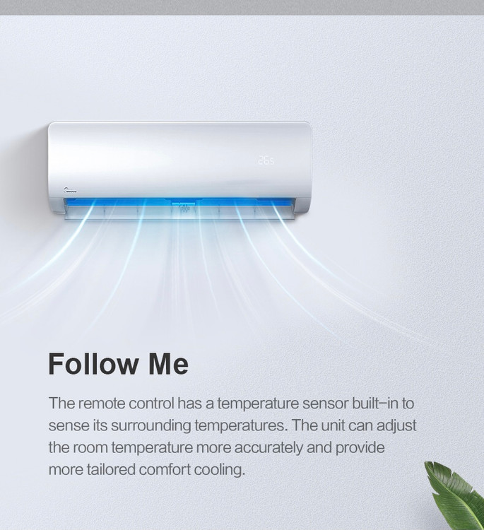 اسپلیت 12هزار اینورتر مدیا MSAG-12HRFN1 (سرد و گرم)