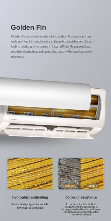 اسپلیت 12هزار اینورتر مدیا MSAG-12HRFN1 (سرد و گرم)