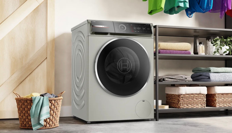 ماشین لباسشویی بوش آلمان نقره سری8 مدل BOSCH wgb244AXGC