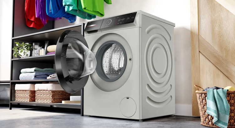 ماشین لباسشویی بوش آلمان نقره سری8 مدل BOSCH wgb244AXGC