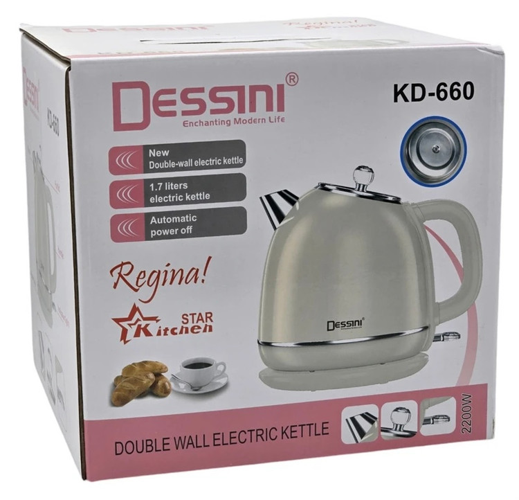 کتری برقی دسینی درب الماسی مدل KD-660