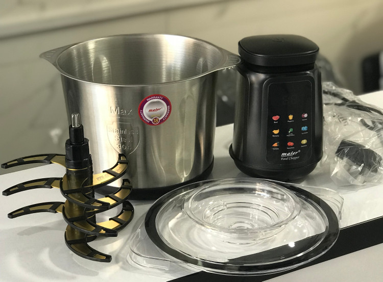 خردکن کاسه استیل 3لیتری مایر مدل MR-595