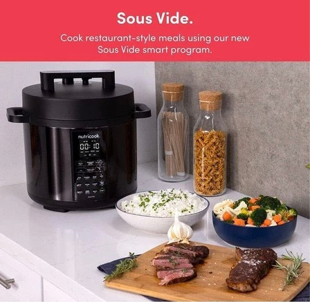 مولتی کوکر نوتریکوک SP208K مشکی 8 لیتری 12 نفره