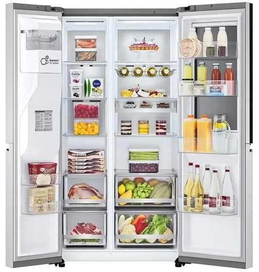 یخچال فریزر InstaView Door-in-Door ساید بای ساید ال جی X267