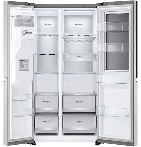 یخچال فریزر InstaView Door-in-Door ساید بای ساید ال جی X267