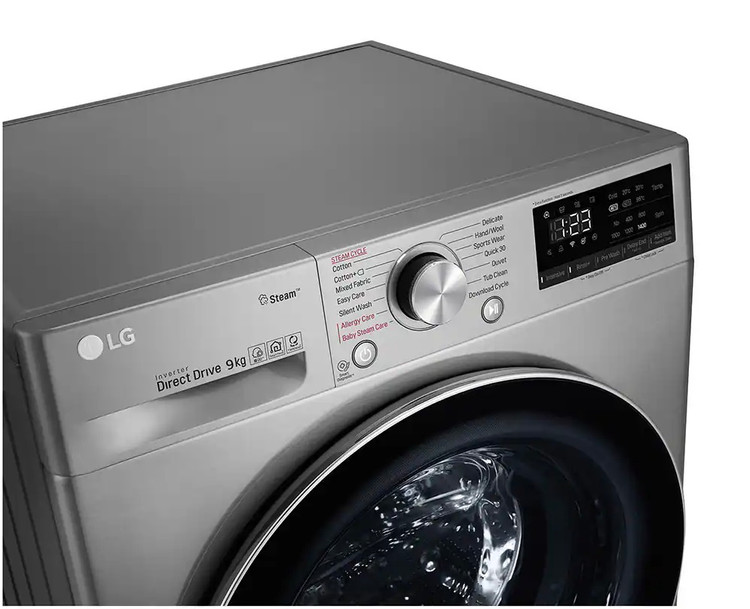 ماشین لباسشویی 9 کیلویی ال جی مدل F4V5VYP2T