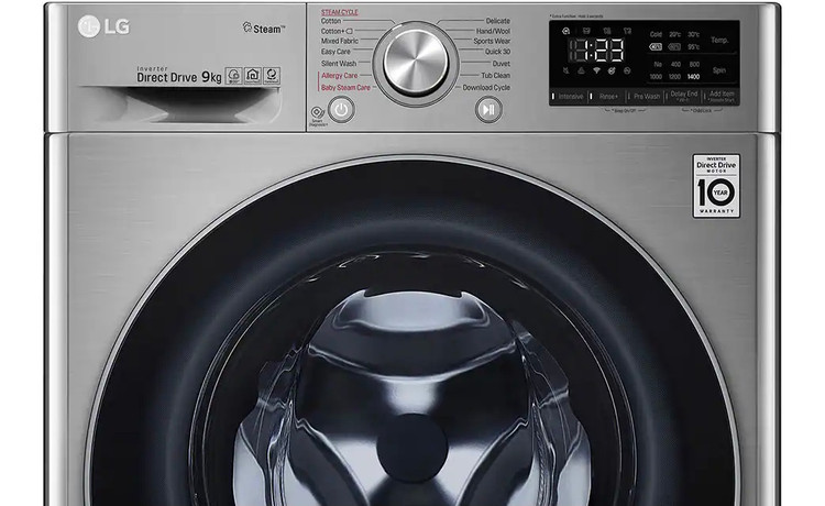 ماشین لباسشویی 9 کیلویی ال جی مدل F4V5VYP2T