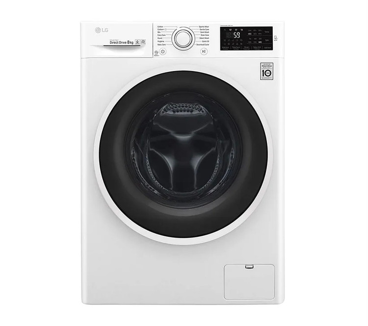 ماشین لباسشویی ال جی 8 کیلویی مدل F4J6TNP0W