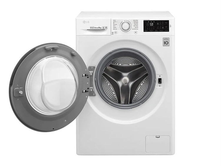 ماشین لباسشویی ال جی 8 کیلویی مدل F4J6TNP0W