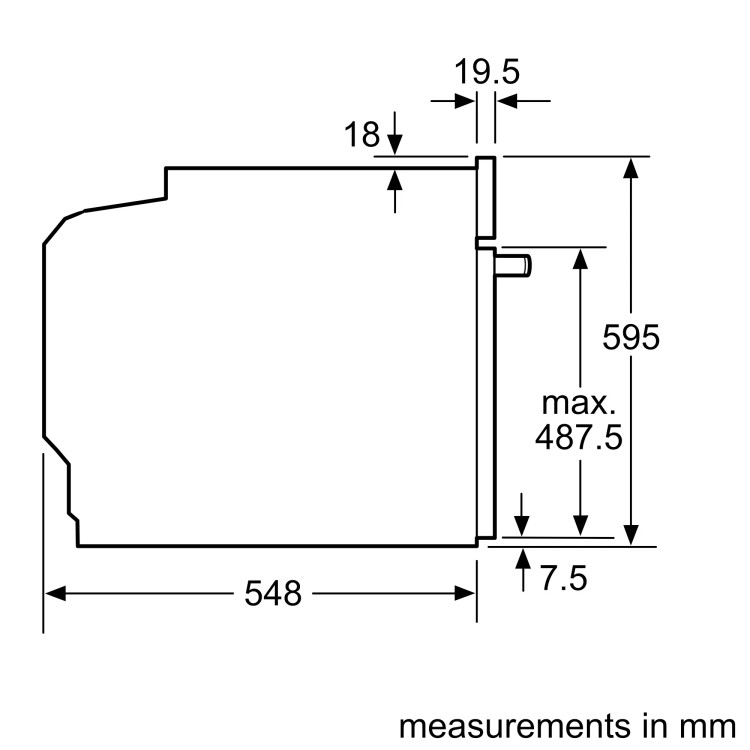 فربرقی توکار بوش مدل HBG756CB1M